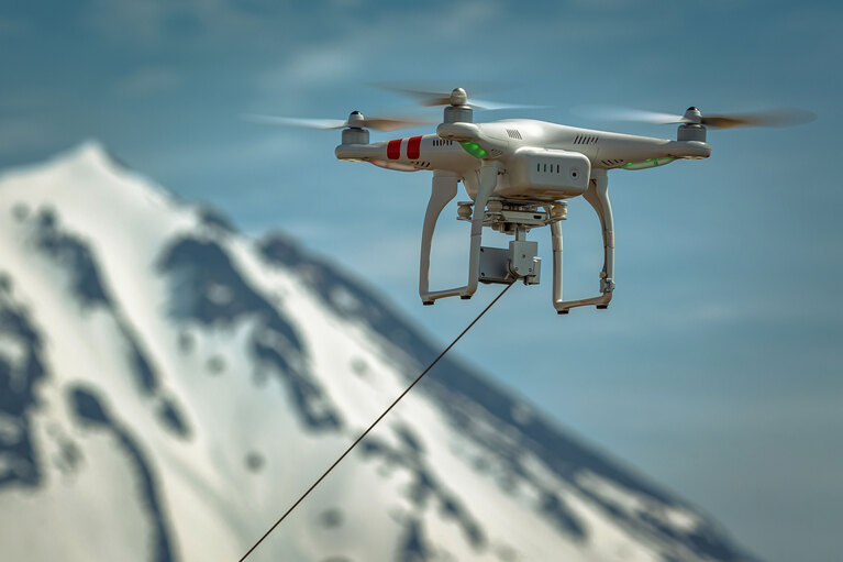 Tethered UAV image
